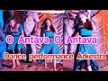OO Antava Pushpa Song Dance Performance Arkestra Video Trading Song Pushpa Movie Song Dance Video