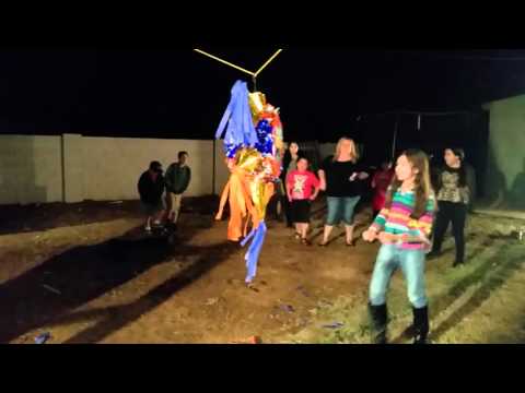 Breaking the piñata