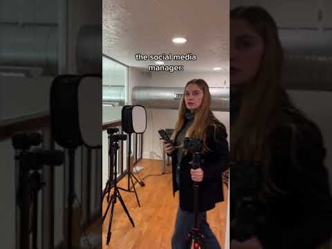 Camera Shy Office VS Our Gen Z Social Media Manager