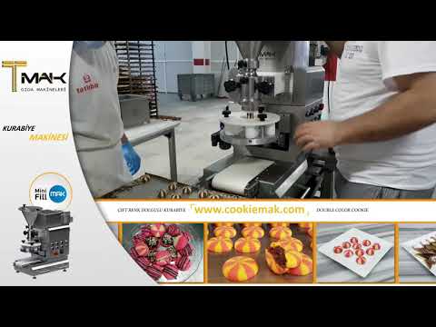 Mini Çift Renk Dolgulu Kurabiye Makinesi - Double Colour Cookie Machine (Mini FillMAK)