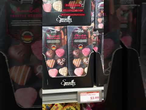 🔥 FireBall Whisky Dark Chocolates at Aldi 🔥 plus other yummy Valentines Day Treats #aldi #fireball