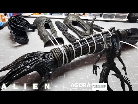 Build the 1:2 Scale Giger Xenomorph Alien - Pack 8 - Stages 53-60