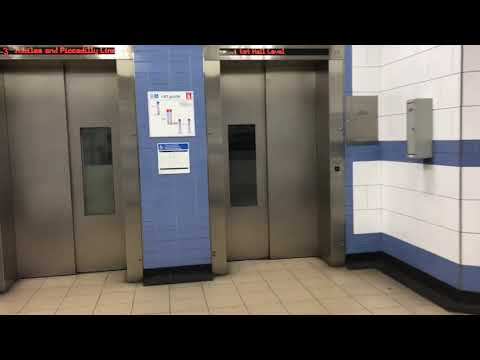 Some various underground station lifts in London