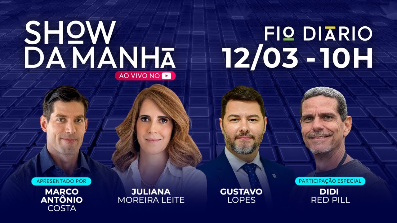 SHOW DA MANHÃ - LULA VOILTA A AMEAÇAR DONALD TRUMP - 12/03/2025