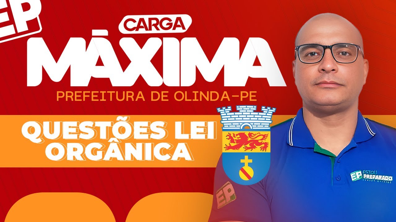 PREFEITURA DE OLINDA-PE: RESOLUÇÃO DE QUESTÕES LEGISLAÇÃO MUNICIPAL