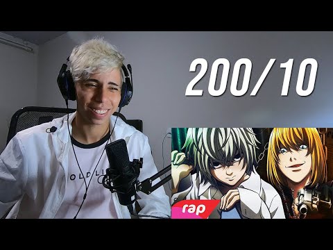 REACT Rap do Near e Mello (Death Note) - O SUCESSOR DO L | NERD HITS