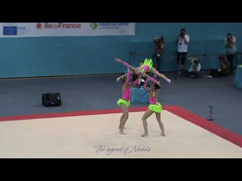GER 2 - Women group Acro worlds Levallois 2014 qualifs Combined