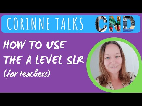 "Corinne talks CND" - How to use the Craig n Dave A Level SLRs (for teachers)