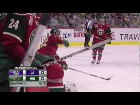 Cal Clutterbuck hits Willie Mitchell twice [FSN]