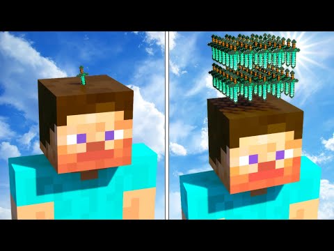 Can 2000 MINECRAFT SWORDS Destroy STEVE?