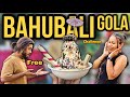 FREE GOLA DISH CHALLENGE | Biggest Bahubali Gola dish in Ahmedabad | @Sezuvlogs