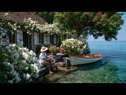YVOIRE - DAS SCHÖNSTE DORF AM GENFERSEE - EIN KLEINES BLUMENPARADIES
