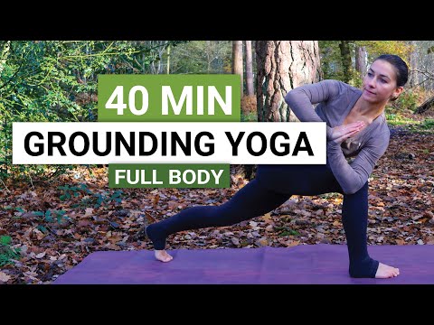 40 Min Grounding Yoga Flow | All Levels Yoga to Feel Calm & Grounded