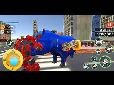 Cat Robot vs Mouse Battle – Crocodile Robot Game 2021 - Android Gameplay