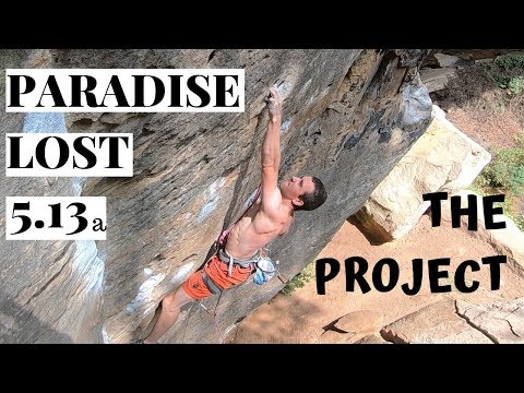 Paradise Lost (5.13a) -- Red River Gorge Rock Climbing