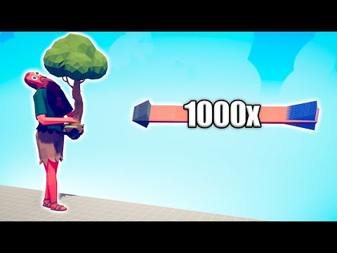 TREE GIANT vs 1000x OVERPOWERED UNITS - TABS | Totally Accurate Battle Simulator 2024