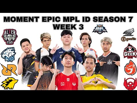 TOP Highlights MPL INDONESIA SEASON 7 WEEK 3 - FERXIIC & BUTSS MANIAC!