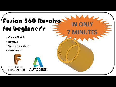 Fusion 360 Tutorial Revolve Command