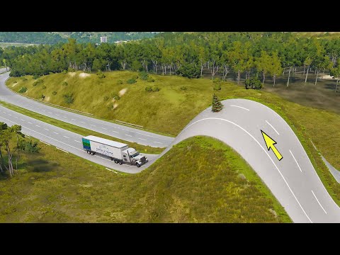 Cars vs Giant Bulge  #1 – BeamNG.Drive