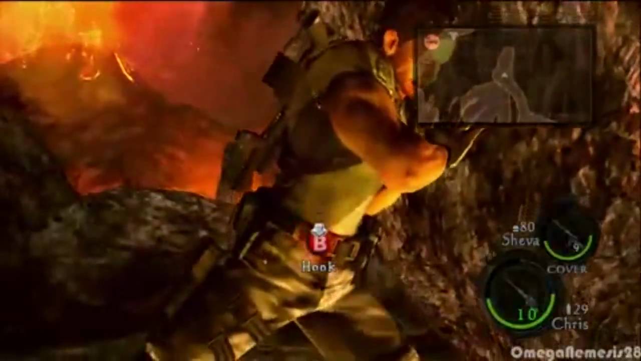 Resident Evil 5 - Chris Redfield vs. Boulder - YouTube