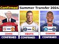 🚨 ALL CONFIRMED TRANSFER SUMMER 2024, ⏳️ Mbappe to Madrid 🎉, Zidane to United 🤯, Osimhen to Psg 🔥