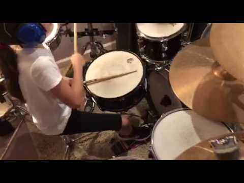 Mora Zunino 7 Years Old Drumming Mana