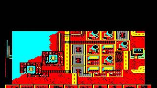 Sim City by Superior Software on the Acorn Electron - Newcastle map