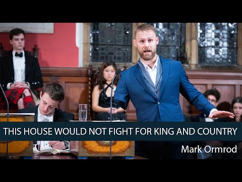 Triple Amputee Veteran Mark Ormrod gets Standing Ovation | Oxford Union