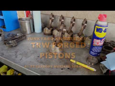 PROJECT MAYHEM PART 8 Pistons and Rods JUNKYARDDOGGS.COM