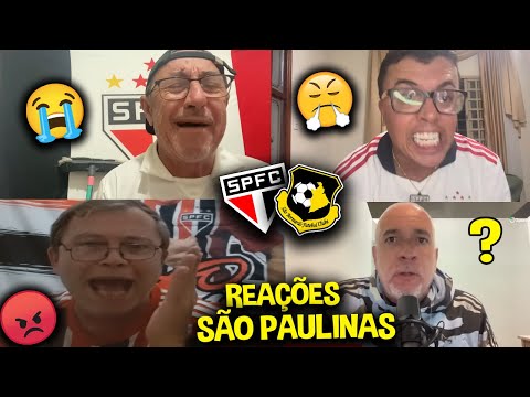 TODAS AS REAÇÕES DOS SÃO PAULINOS I SÃO PAULO 0X1 SÃO BERNARDO [REACT PAULISTÃO 2023]