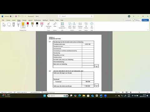 Graad 12 | Rekeningkunde | Maart 2025 | Vraag 2 | Korrekte Netto Wins na Belasting