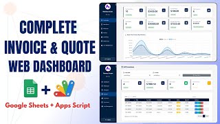 Build a Invoice & Quote Manager in Google Sheets | Apps Script Dashboard | E17