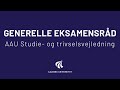 Generelle eksamensråd