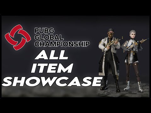 PGC 2021 ITEM SHOWCASE + WEAPON INSPECT | PUBG