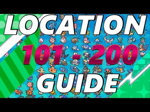 Pokémon Sun and Moon: Location Guide Pokemon 101 - 200