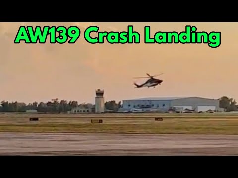 AW139 forced landing at Houma terrebonne airport Louisiana, Canada |  #aw139_forced_landing