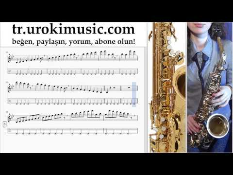 Saksafon tenor dersleri The Chainsmokers ft. Halsey - Closer Bölüm#1 um-723