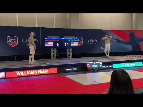 San Jose NAC JMS 2022 - GOLD - Nolan Williams v Sean Moon