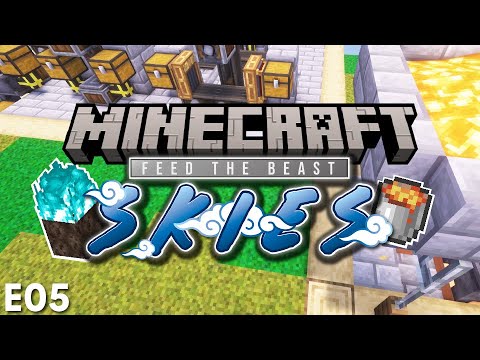 Infinite LAVA, Infinite SOULSAND - Modded Minecraft FTB Skies - Episode 05