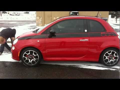 2012 Fiat 500 H&R suspension install