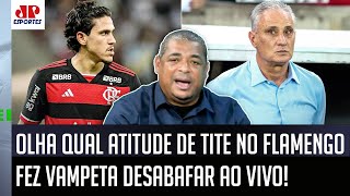 ‘Por%@, o Flamengo acabou de anunciar que…’; olha o que fez Vampeta desabafar sobre Tite