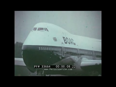 BOAC BRITISH OVERSEAS AIRWAYS CORP. PROMOTIONAL FILM  "EUROPE'S FINEST" RENFIELD IMPORTERS  33664