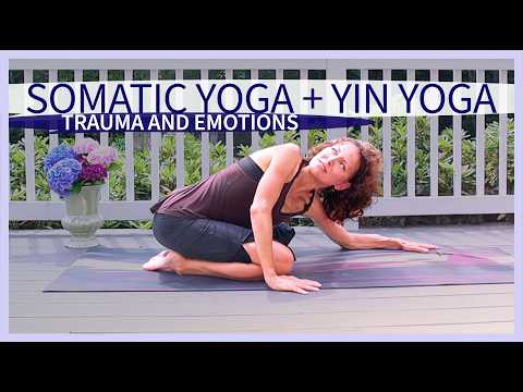 Somatic Yoga Exercises and YIN YOGA Sequence for Trauma and Emotions to Open your Heart