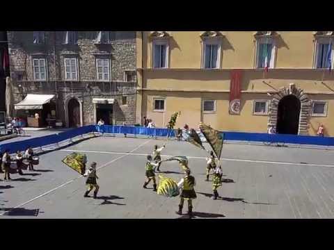 Sbandieratori CONTESA ESTENSE - LUGO Torneo Ascoli Piceno 2015 (Piccola Squadra 2)