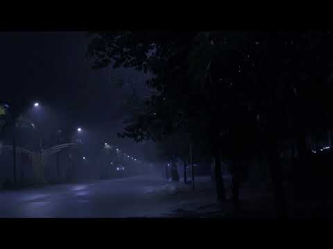 🎧 Soothing Gentle Spring Rain in the Old Park at Night   10 Hours for Relaxation and Sleep