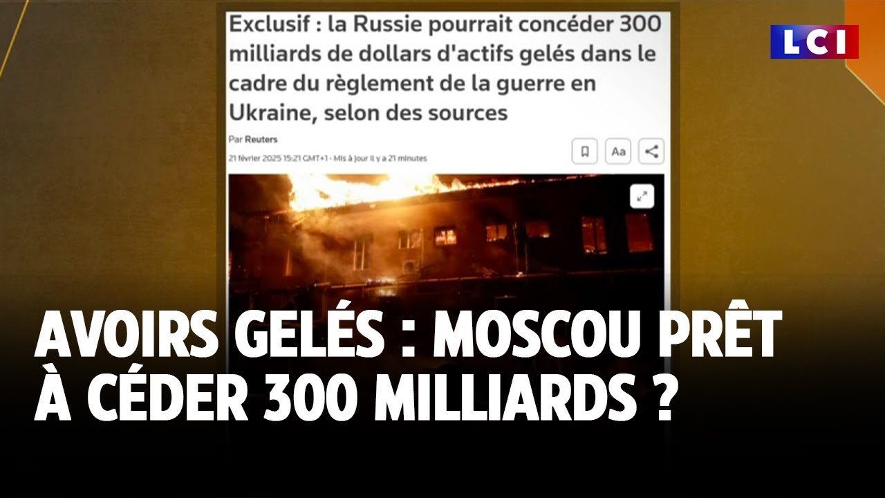 Avoirs gelés : Moscou prêt à céder 300 milliards ?｜LCI