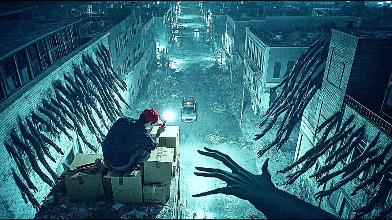 Man wakes up in the DARK and after TURNING the FLASHLIGHT ON,  the SHADOWS devours everything