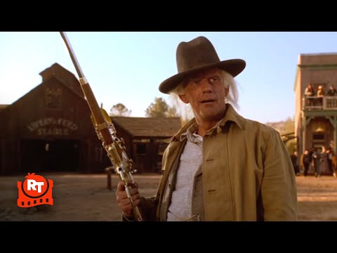 Back to the Future Part III (1990) - Emmett to the Rescue Scene | Movieclips