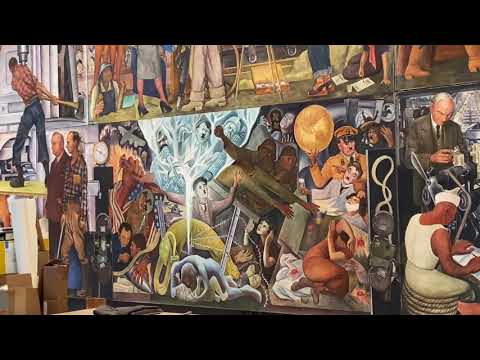 Boring summer - Whisper in SFMOMA Diego Rivera Mural