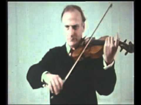Yehudi Menuhin - 4 of 6 Violin Lessons, Right Hand Playing